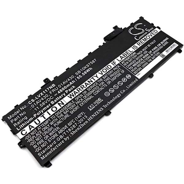 Battery for Lenovo ThinkPad X1 Carbon 2017 etc