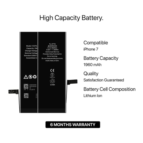 iPhone 7 Batteri Med Tejp