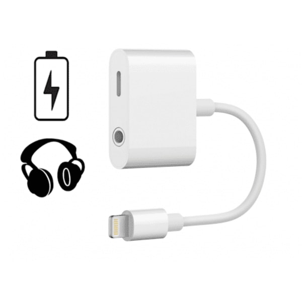 SiGN Lightning till 3.5mm Adapter för Ljud & Laddning