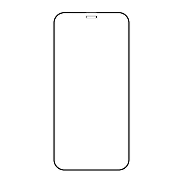 Rvelon Skärmskydd 3D Härdat Glas för iPhone 12 Pro Max med Monteringsram