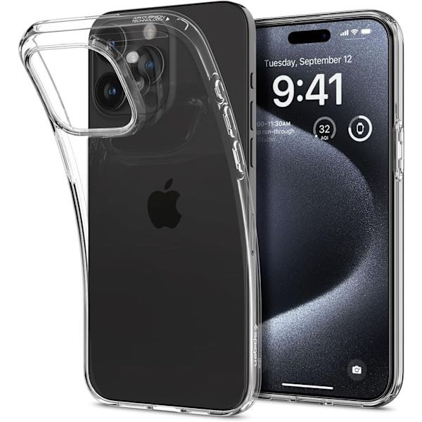 Spigen Liquid Crystal Case for iPhone 15 Pro - Transparent