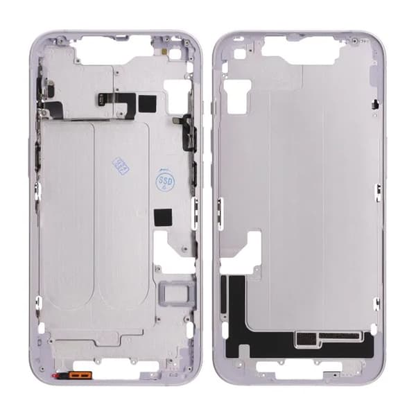 iPhone 14 Back Cover Middle Frame OEM Purple With Small Parts