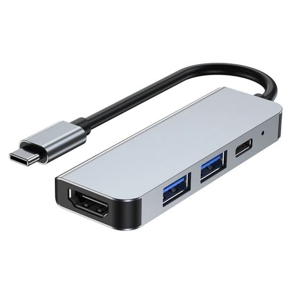 Tech-Protect V2 USB-C Hub to 2x USB-A / USB-C / HDMI - Gray