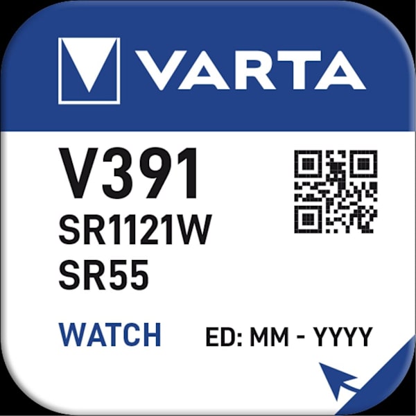 VARTA Silver Coin button cell battery V391 / SR55