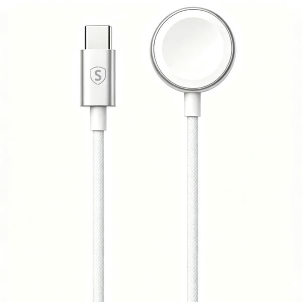 SiGN Magnetic Wireless Charger MagSafe for Apple Watch, USB-C, 5W – White
