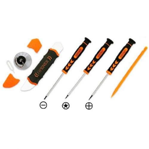 Reparationspaket för iPhone / iPad / iPad Mini - 7 delar Svart