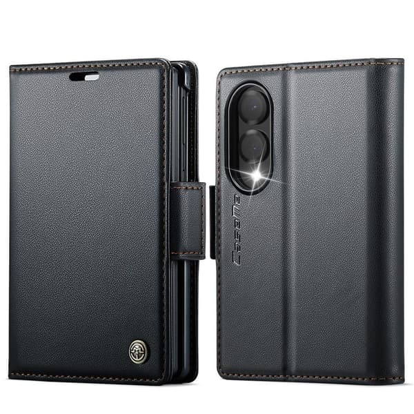 CASEME Samsung Galaxy Z Fold8 Wallet Cover RFID Blocking - Black