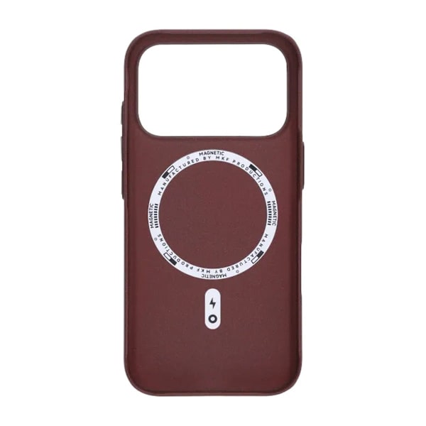 Corrugated Rock Sand Magnetic Case - iPhone 17 Pro Red