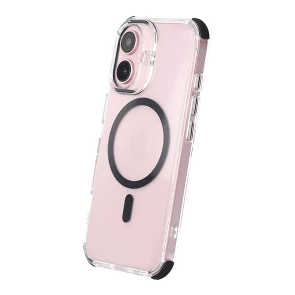 iPhone 16 Rvelon Mobile Case Magnet with Edge Protection - Black