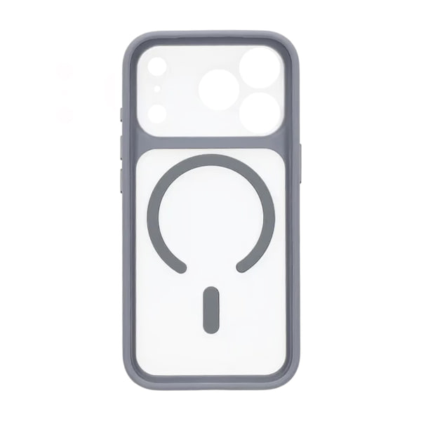 Skal för iPhone 17 Pro Max - MagSafe & Kameraskydd - Grå