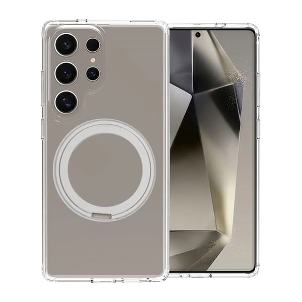 Matte case 360 rotating bracket Mobile Phone Case For Samsung S26 Ultra transparent