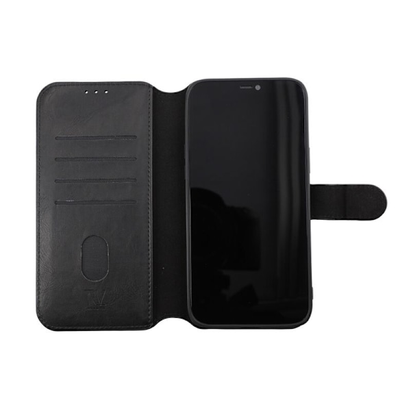 iPhone 12 Pro Max Plånboksfodral Magnet Rvelon - Svart