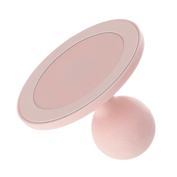 Mushroom Head Silicone MagSafe Magnetic Phone Grip Pink