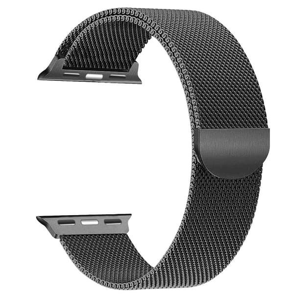 Apple Watch 42/44/46/49mm Milanese Watch Strap - Black