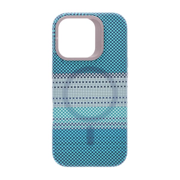 Magsafe Case and Stand for iPhone 16 Pro - Striped Green