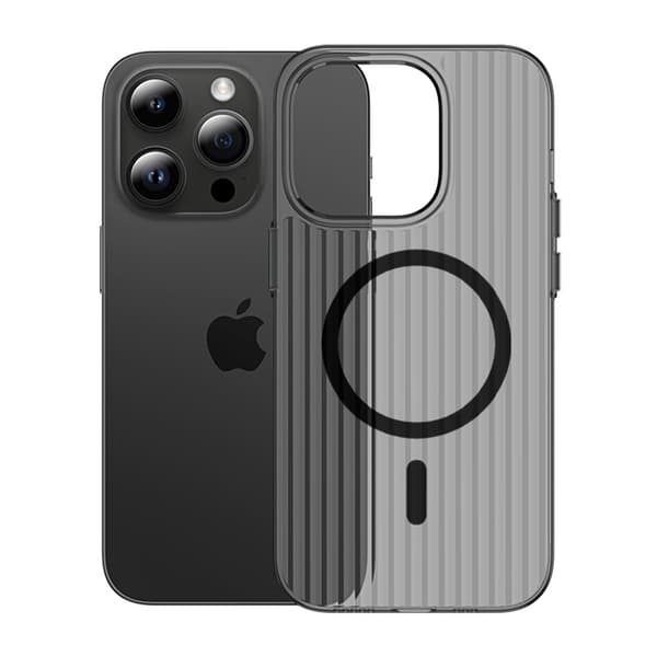 iPhone 13 Pro Mobile Case Corrugated - Black