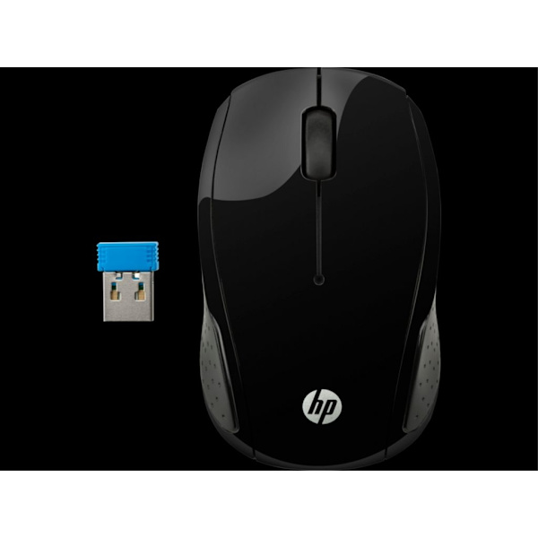 HP 200 Wireless Mouse - Black