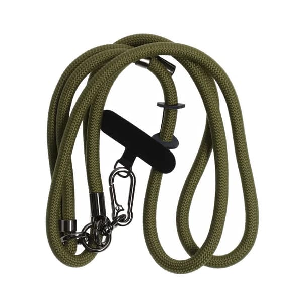Adjustable lanyard Universal phone case lanyard 0.8mm Army green
