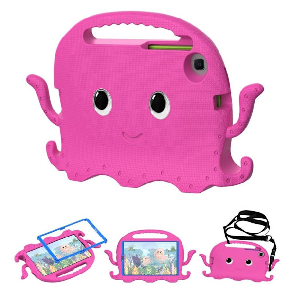 Samsung Galaxy Tab A9 / A7 Lite Case with Stand Octopus - Pink
