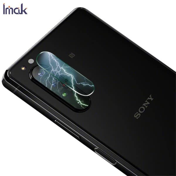 IMAK Kameralinsskydd för Sony Xperia 1 II - 2-pack Svart