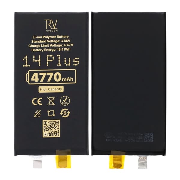 RV Battery cell 515198PL for iPhone 14 Plus, 4770mAh