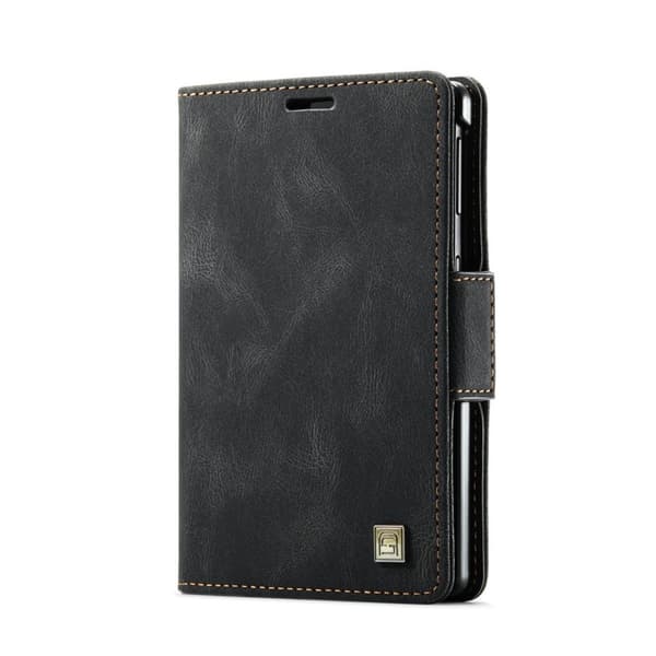 AUTSPACE Samsung Galaxy Z Fold8 Wallet Cover PU-leather RFID Blocking  - Black