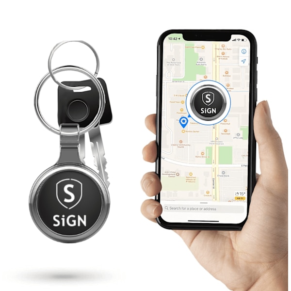 SiGN Smart Bluetooth Finder - Svart
