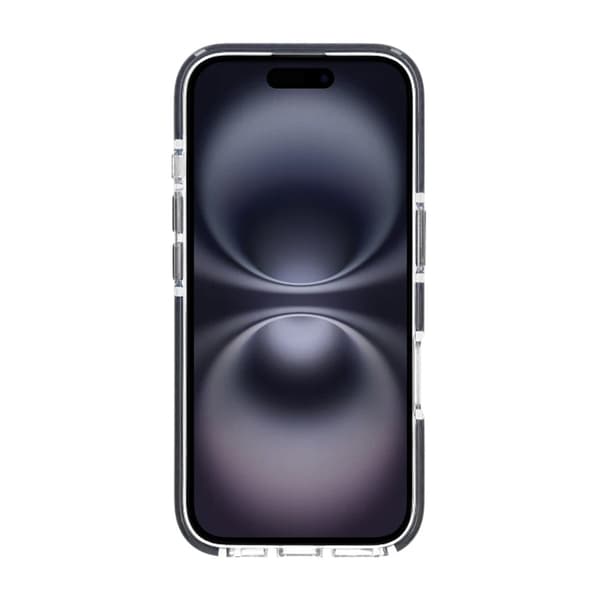Patterned TPU Case for iPhone 16 with MagSafe - Black