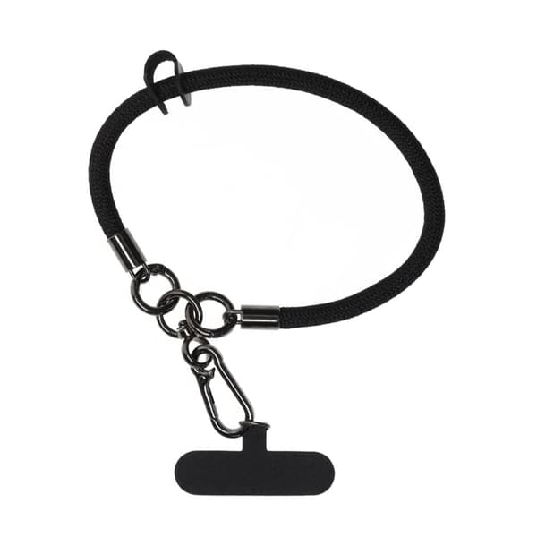 Universal phone case lanyard short rope 0.8mm Black