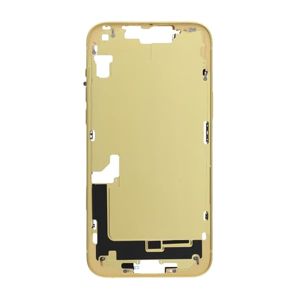 iPhone 14 Plus Middle Frame with Small Parts OEM - Yellow