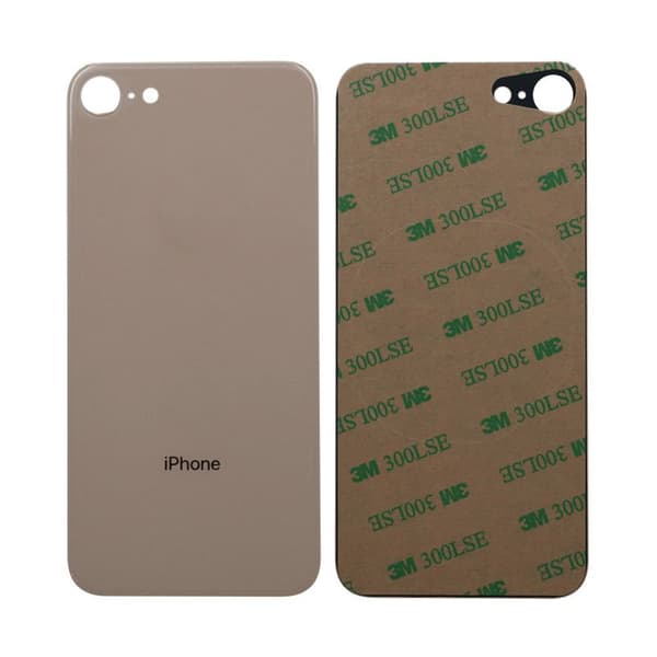 iPhone 8 Back Cover OEM Gold-Big Camera Hole Size