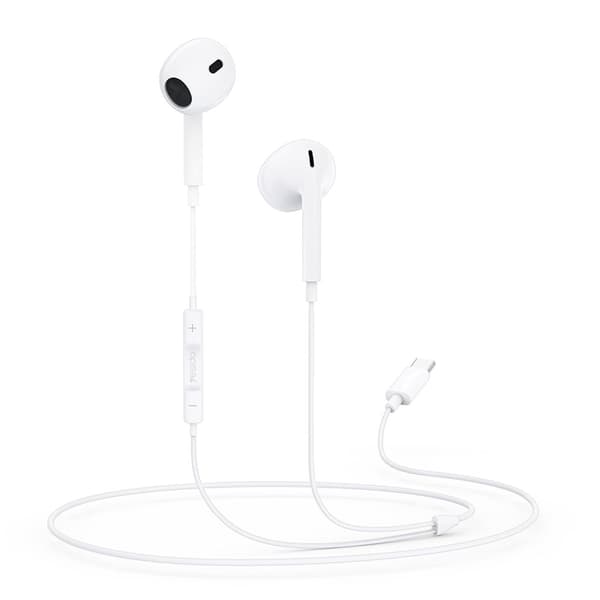 YESIDO YH38 Wired USB-C In-Ear Headphones – White