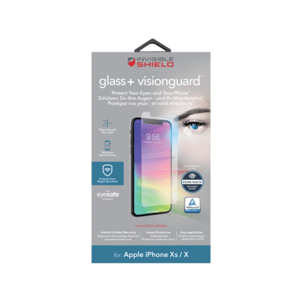 Zagg Invisibleshield Glass Plus VisionGuard för iPhone X/XS