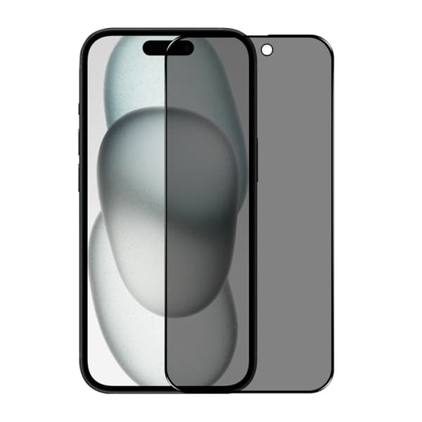 Rvelon Skärmskydd Heltäckande Privacy för iPhone14 Pro Max/15 Plus/16 Plus - 20-pack med Monteringsram