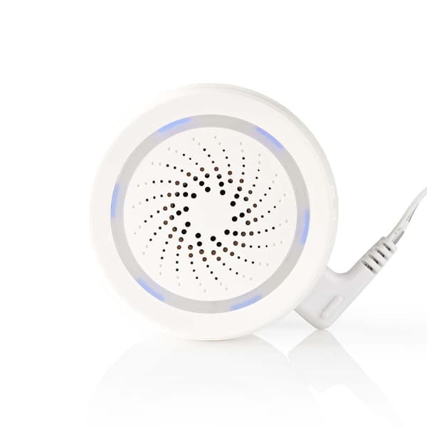 SiGN Smart Home WiFi Siren - Vit Svart