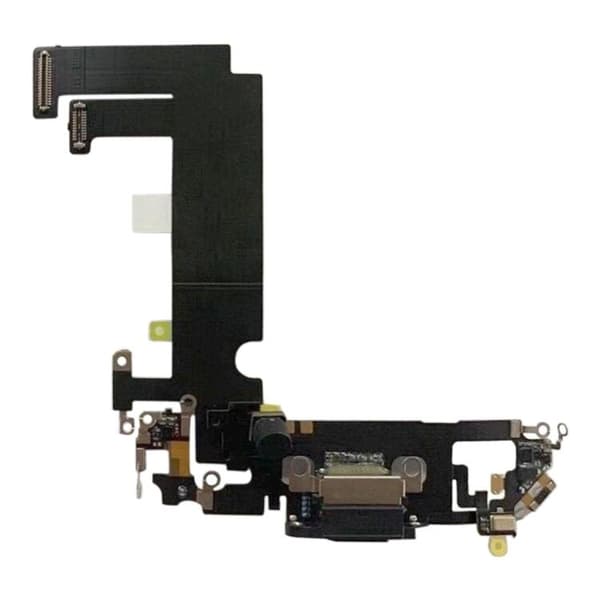 Original iPhone 12 Mini Laddkontakt med Flex Svart