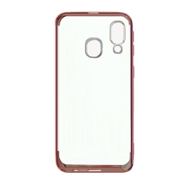 Stöttåligt Mobilskal Samsung A40 - Pläterad Roséguld