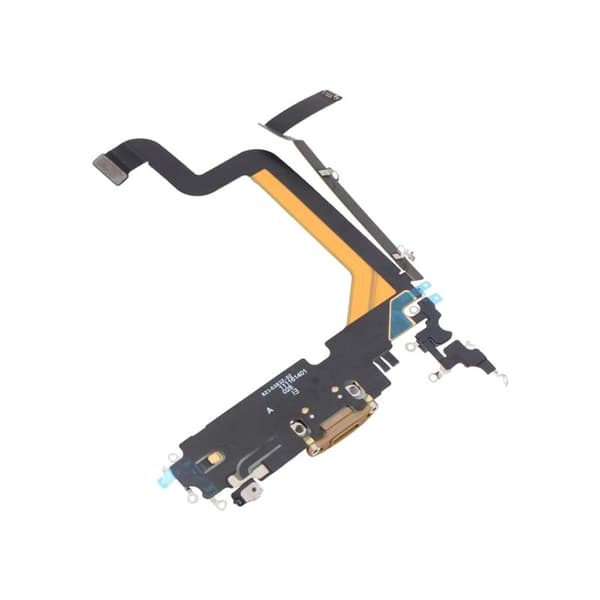 iPhone 14 Pro Laddkontakt med Flexkabel Original - Guld