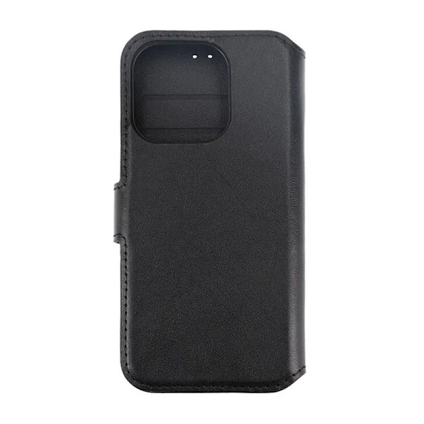 iPhone 15 Pro Max Plånboksfodral Läder Rvelon - Svart