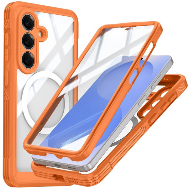 Samsung Galaxy S26 MagSafe Case built-in screen protector - Orange
