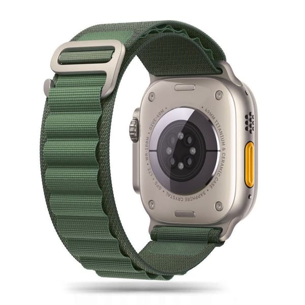 Tech-Protect Nylon Pro Watch Strap for Apple Watch 42/44/45/49 mm - Dark Green