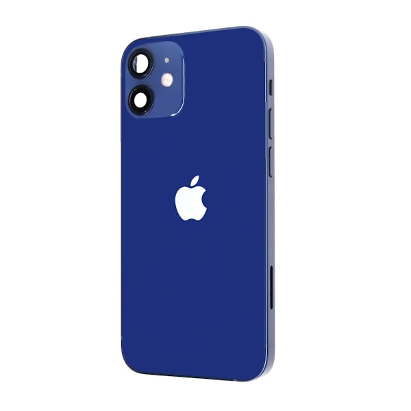 iPhone 12 Mini Baksida med Komplett Ram - Blå