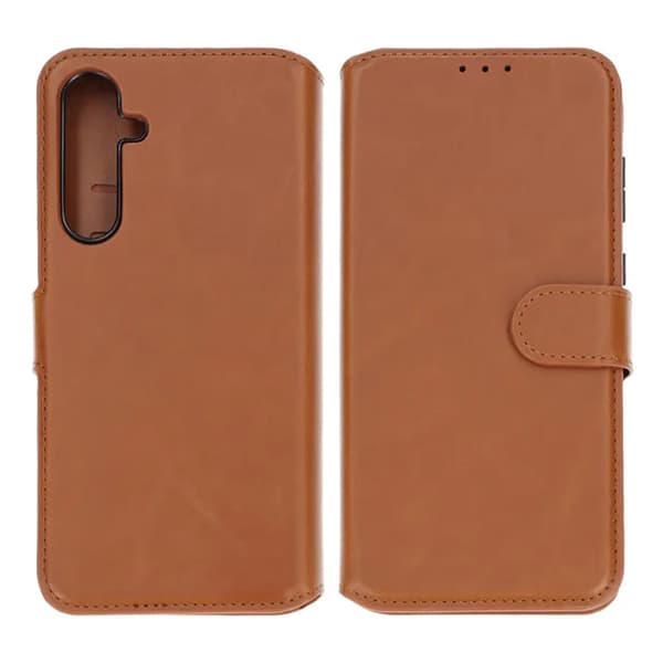 Samsung Galaxy A15 Wallet Case Magnet Rvelon - Brown