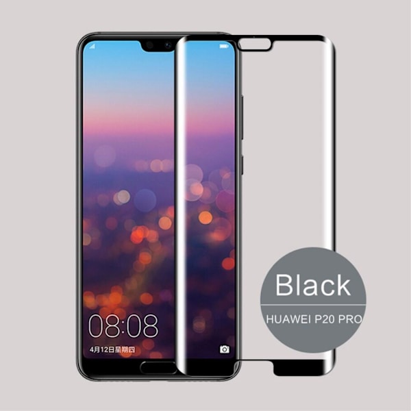 MOFI 3D Curved Heltäckande Skärmskydd för Huawei P20 Pro - Svart