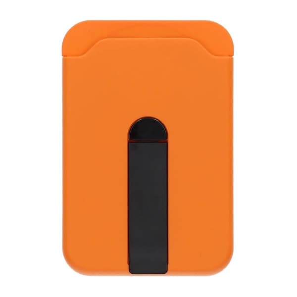 Utfällbar korthållare med MagSafe och stativ - Orange