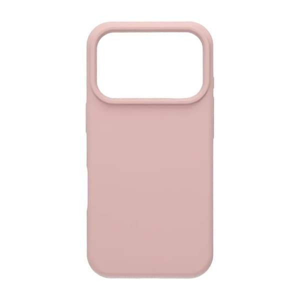 Soft Silicone Mobile Case for iPhone 17 Pro - Sand Pink