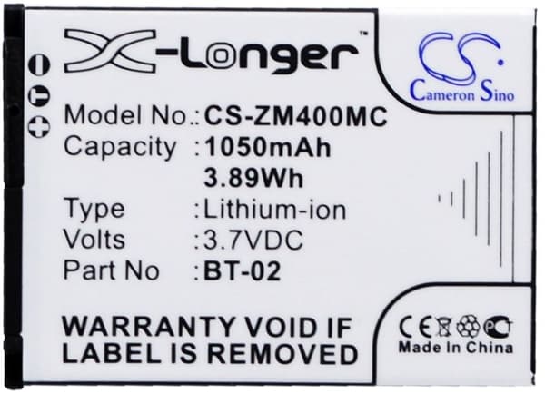 Battery for Zoom 247-9036 etc