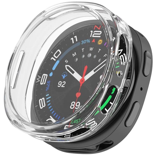 Samsung Galaxy Watch9 44mm TPU Watch Case with Screen Protector - Transparent