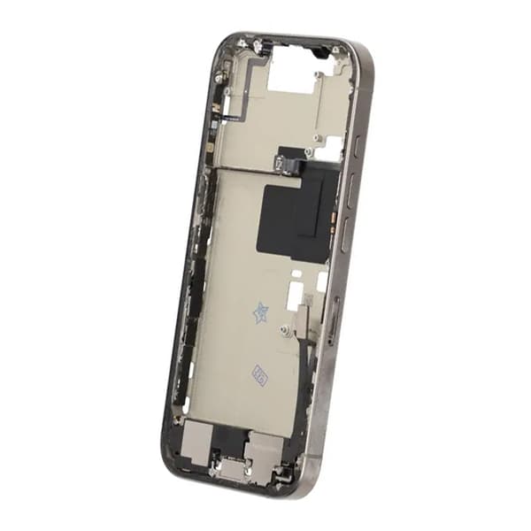 Middle frame with small parts for iPhone 16 Pro - Natural Titanium OEM