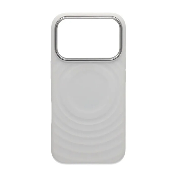 Mobilskal Silikon med Magsafe för iPhone 17 Pro - Vit